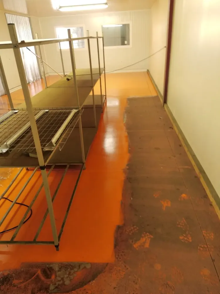 nettoyage sol usine